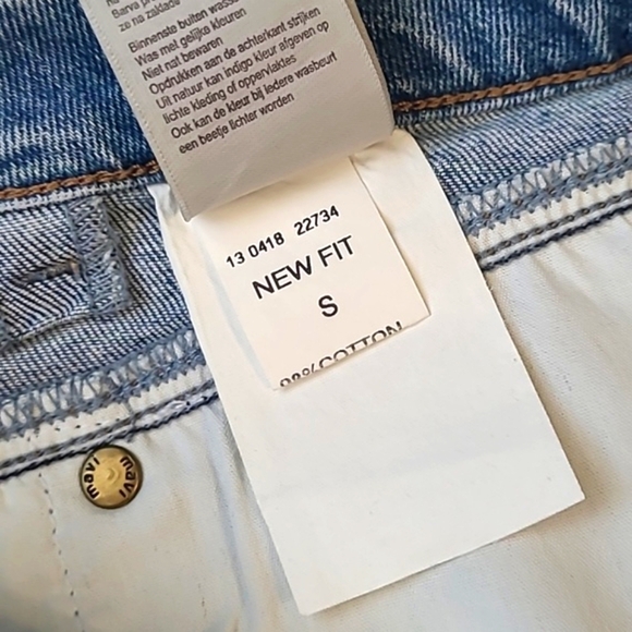 🆕️NWT Mavi Lindsay Raw Hem Light Wash Blue Denim Western Skirt Womens Sz Small - Picture 9 of 17
